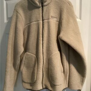 Columbia Beige Fleece Jacket